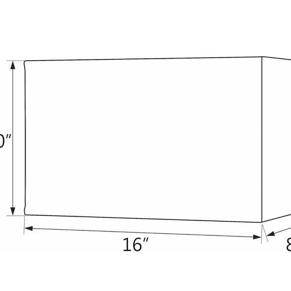 Aspen Creative 36002 Transitional Rectangle Hardback Lampshade - Picture 6 of 6